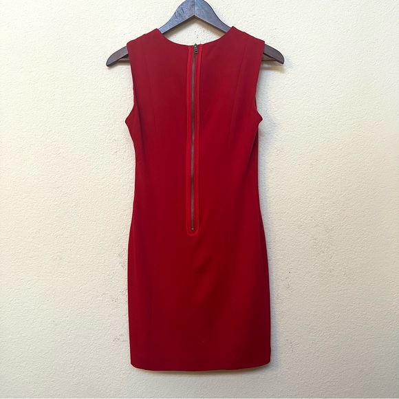 Patrizia Luca Milano Red Sleeveless Sheath Dress B18/20 - Picture 2 of 8